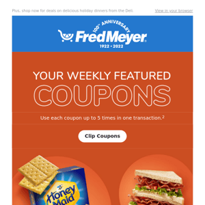 Weekly Digital Coupons = Savings to Savor 🤑 | Get $10 OFF 2 Household Items