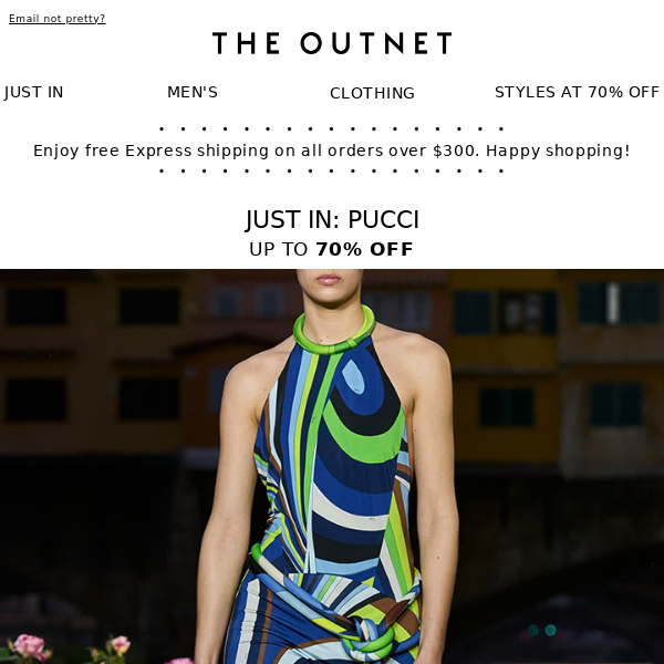 Just In: Pucci at up to 70% off