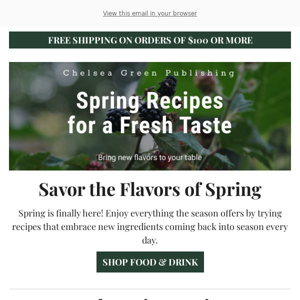 Savor the Flavors of Spring 