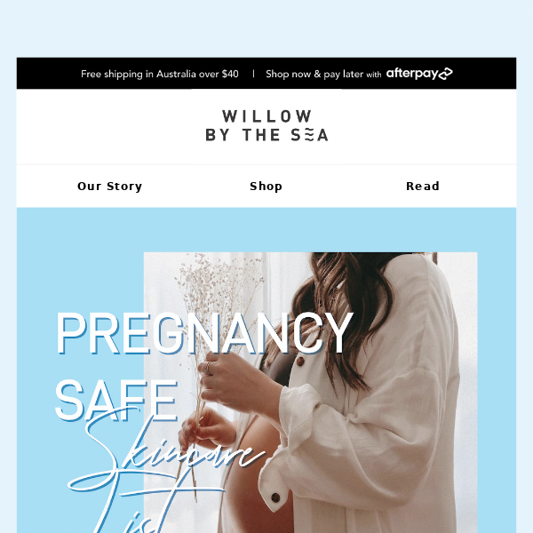 Pregnancy safe skin care is here.