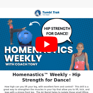 [Homenastics™ Weekly] Hip Strength for Dance! (feat. the Air Barrel)