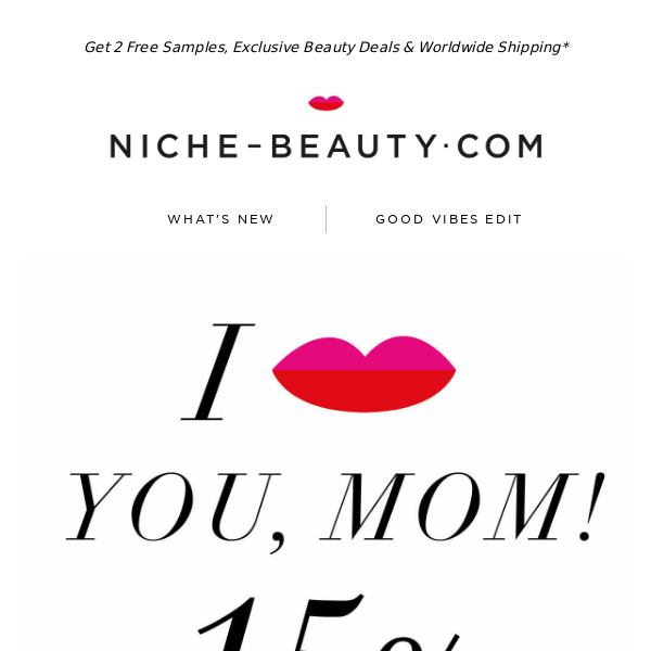 15% Off Mother's Day Gifts Continues