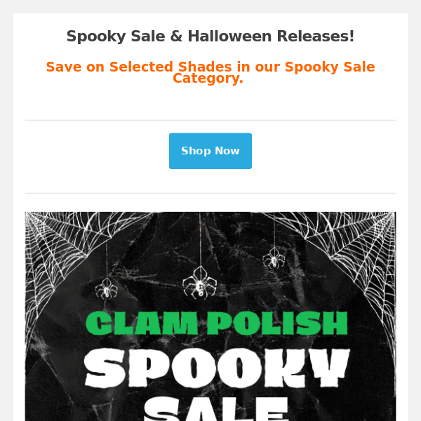 Spooky Sale! 🎃👻