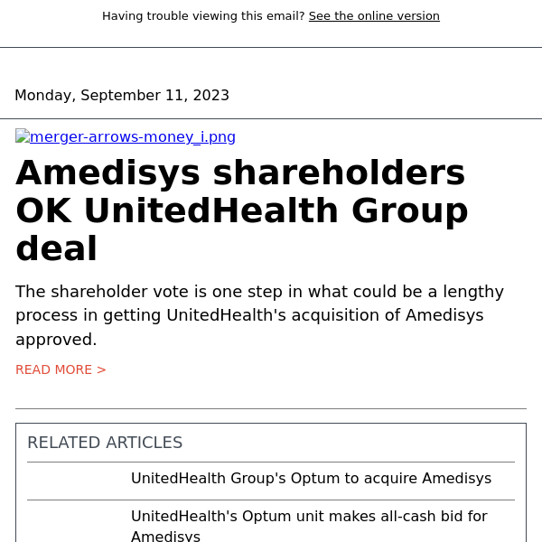 UnitedHealth-Amedisys deal approved by shareholders