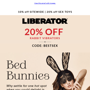 Hop into Toy Savings! Get 20% Off Rabbit Vibrators