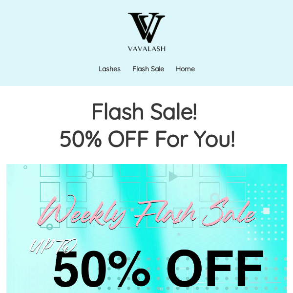 50% OFF💕Weekly Flash Sale😍