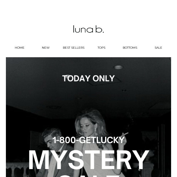 EXCLUSIVE MYSTERY SALE INSIDE