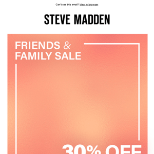 30% Off So Many Faves