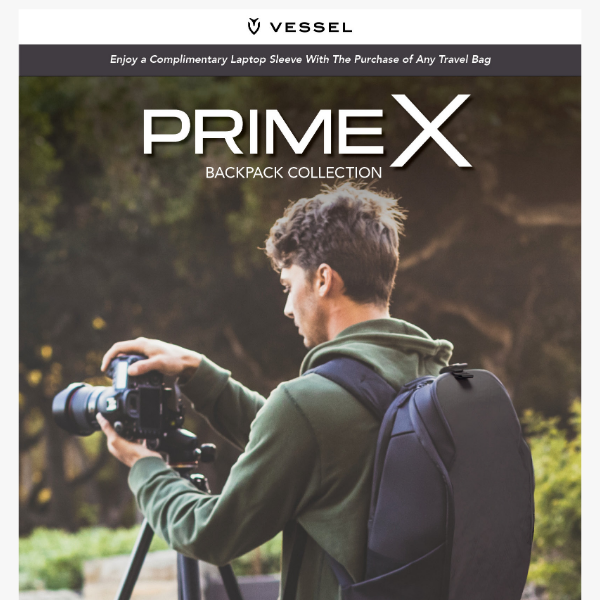 PrimeX Backpack Collection