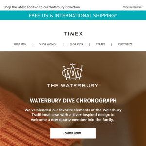 Introducing the Waterbury Dive Chronograph