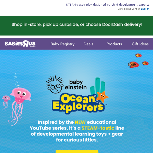 Making a splash: NEW Baby Einstein™: Ocean Explorers™ 🌊