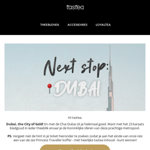 🌎 STOP #2: DUBAI met de Chai Dubai!