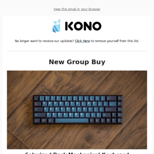 Solarized Dark Mechanical Keyboard GB! - Kono Store Weekly Update