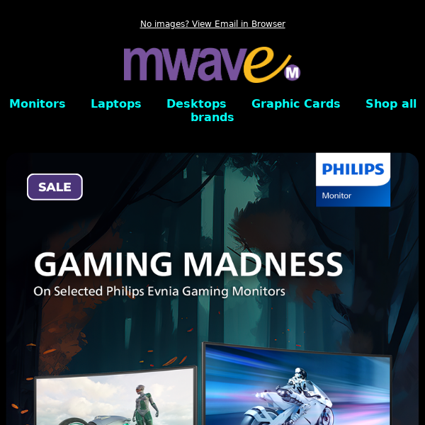SALE on Philips Evnia Gaming Monitors
