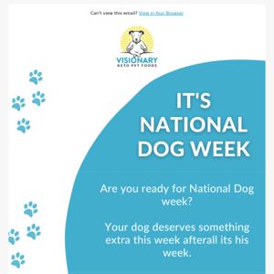 It's National Dog Week...