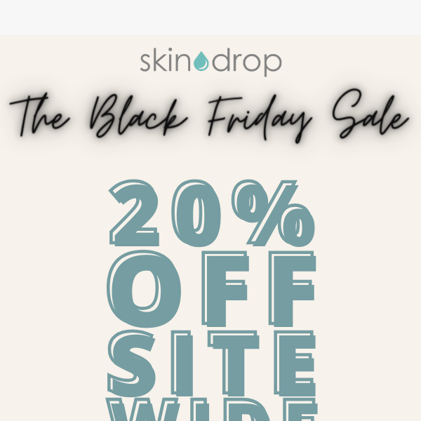 The Black Friday Sale is on