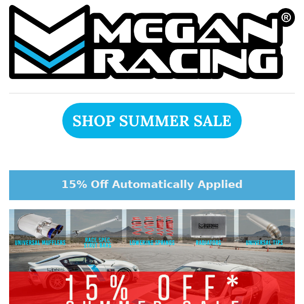 Summer Sale 15% Off!