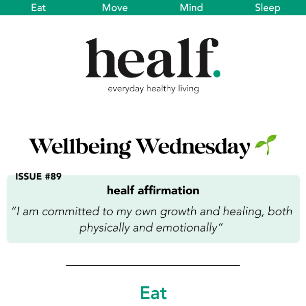 Wellbeing Wednesday 🌱