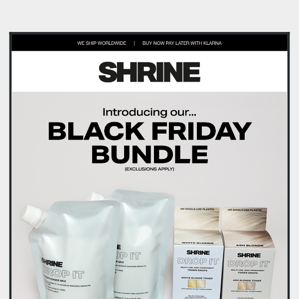 Our Black Friday Bundle is HERE!