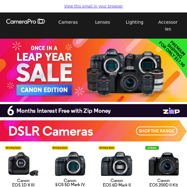 Extra Day, Extra Savings: Canon's Leap Day Deals!