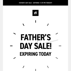 🚨 LAST CHANCE: Get $70 off this Father’s Day 🚨
