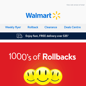 Save big on 1000's of essentials on Rollback 😍