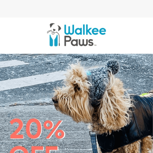 Boxing Day: 20% Off Paw-some Accessories for Your Pup