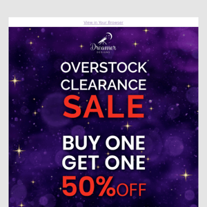 Don't Miss Out Overstock Clearance Sale!