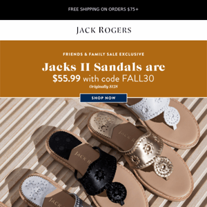 Sale Exclusive: $55.99 Jacks II Sandals!
