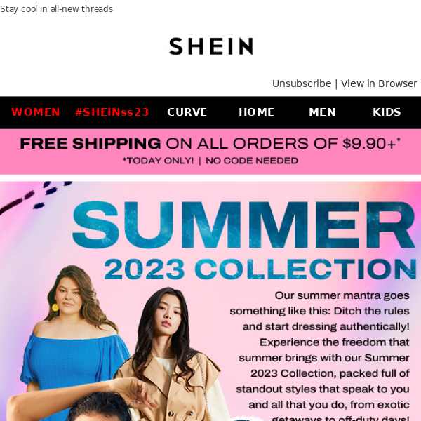 #SHEINss23 | This summer's lookin' HOT HOT HOT 🔥