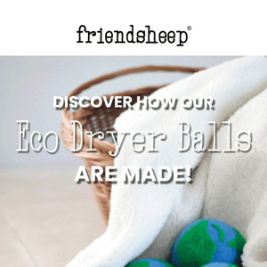 See How Friendsheep Dryer Balls are Made! 🐑