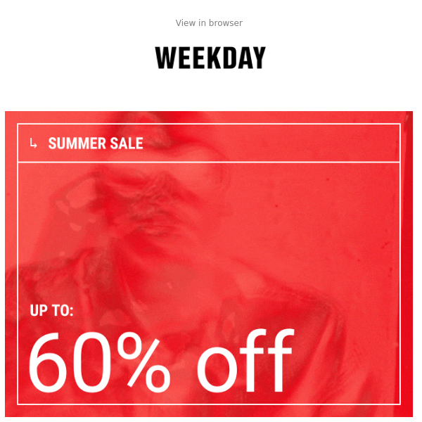 Now up to 60% off | Summer Sale