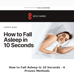 How to Fall Asleep in 10 Seconds