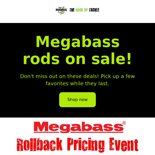 Megabass rods on sale