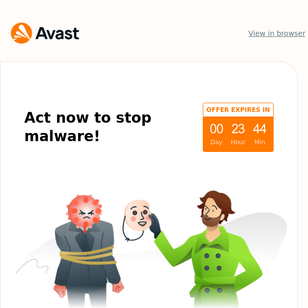Hurry and pull the mask of malware