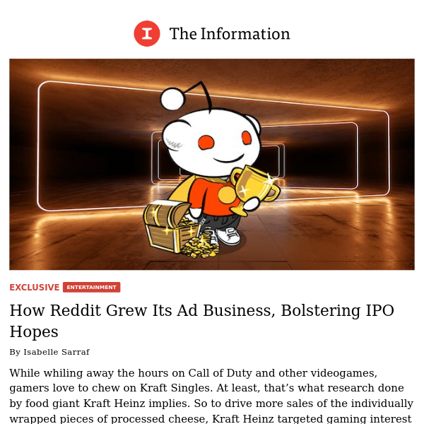 How Reddit Grew Its Ad Business, Bolstering IPO Hopes