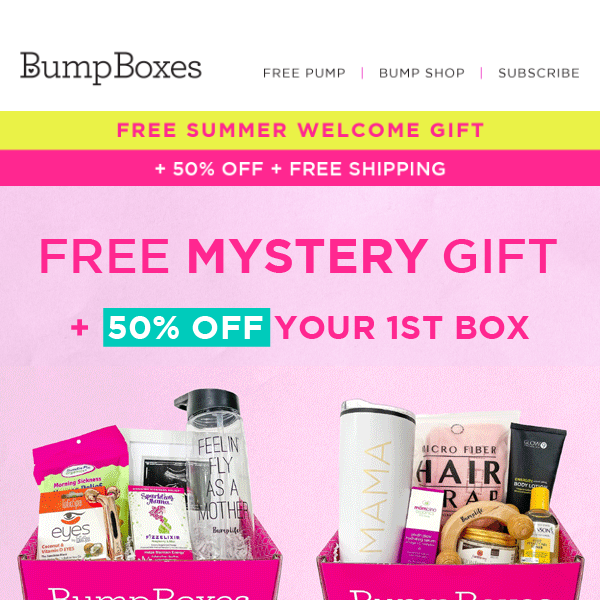 Get your 1st box for $21.50 + a FREE MYSTERY Gift!