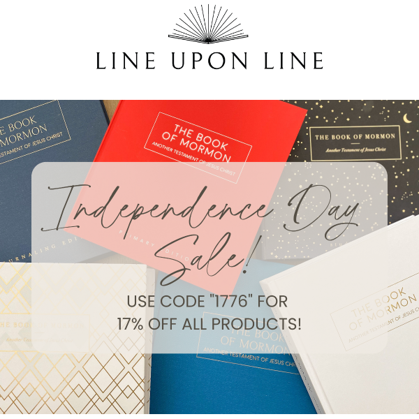 Independence Day Sale! 17% off the whole site!