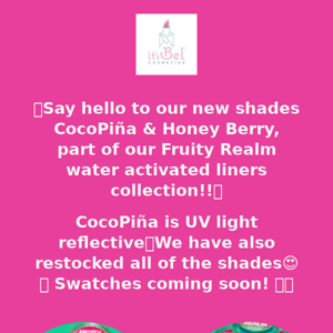 Unveiling New UV Reflective Shades at itsBel Cosmetics! 🌈