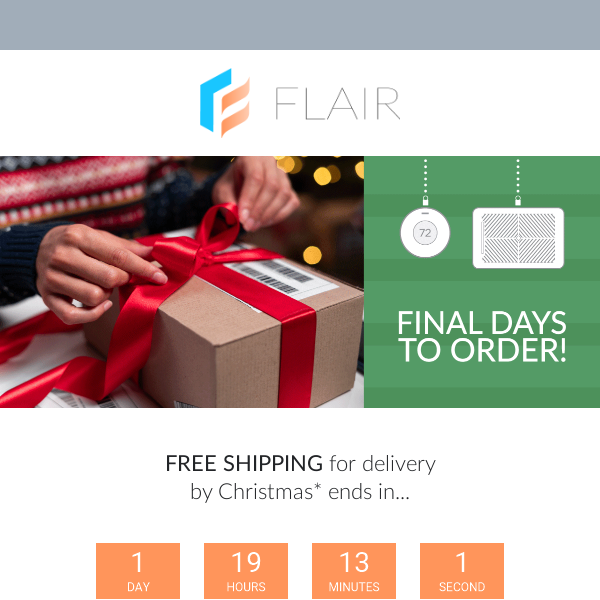 Final Days: Free Shipping for Christmas Delivery 📦