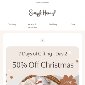 50% Off Christmas | Day 2 🎄