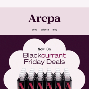 🧠 NOW LIVE: Shop Our Blackcurrant Friday Deals Online Now