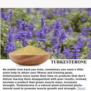 BEAST BLOG: Turkesterone- The Natural Muscle Builder is Here!