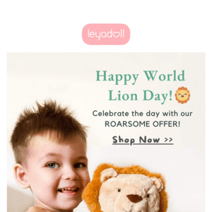 1 Day Only! FREE SHIPPING On The King Of Cuddles🦁