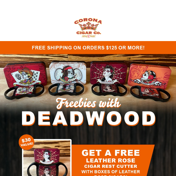 Buy a Box of Deadwood - Get a Matching Cutter FREE!