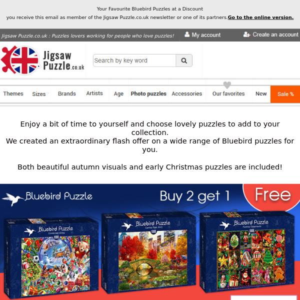 Your Favourite Bluebird Puzzles at a Discount