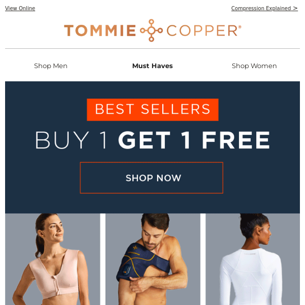 BUY 1 GET 1 FREE - Tommie Copper
