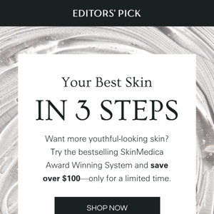 3 steps to youthful skin