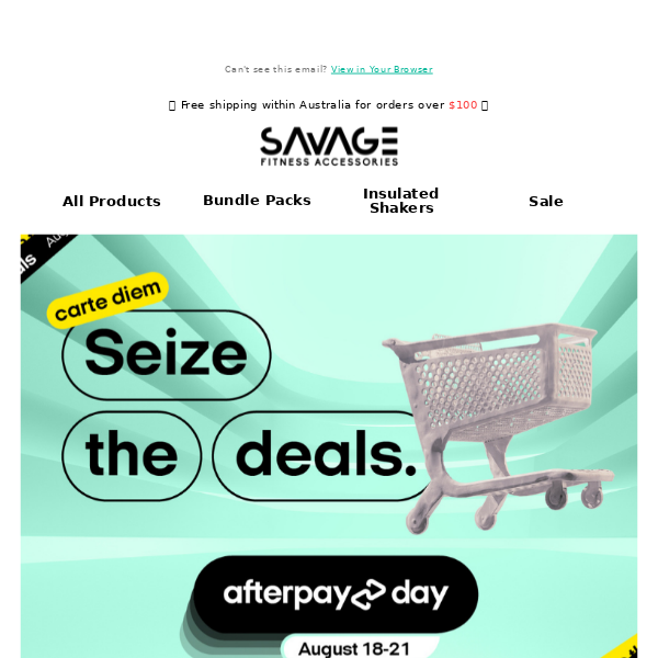 AfterPay Day Sale On Now! 🛍