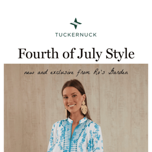 Tons of New Styles for 4th of July Fun.